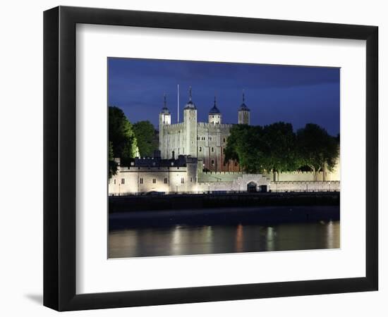 Founded in 1066, the White Tower Was Built by William the Conqueror in 1078-David Bank-Framed Photographic Print