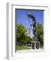 Founder of Franklinton Statue in Genoa Park, Columbus, Ohio, United States of America, North Americ-Richard Cummins-Framed Photographic Print