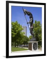 Founder of Franklinton Statue in Genoa Park, Columbus, Ohio, United States of America, North Americ-Richard Cummins-Framed Photographic Print