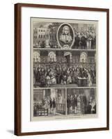 Founder's Day at Raines Hospital-null-Framed Giclee Print