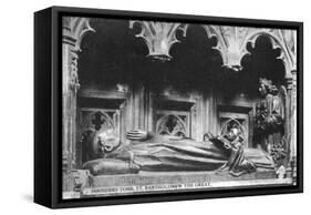 Founder's Tomb, St Bartholomew the Great, Early 20th Century-null-Framed Stretched Canvas