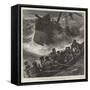 Foundering of the Steam-Ship La Plata in the Bay of Biscay-null-Framed Stretched Canvas