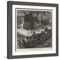 Foundering of the Steam-Ship La Plata in the Bay of Biscay-null-Framed Giclee Print