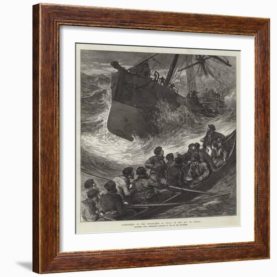 Foundering of the Steam-Ship La Plata in the Bay of Biscay-null-Framed Giclee Print