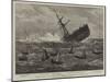 Foundering of the Union Company's Mail Steam-Ship American, the Boats Leaving the Ship-null-Mounted Giclee Print