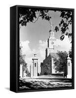 Founders Library at Howard University-null-Framed Stretched Canvas