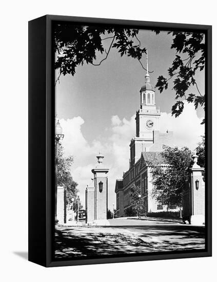 Founders Library at Howard University-null-Framed Stretched Canvas