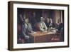 Founders of Fiat-Lorenzo Delleani-Framed Giclee Print