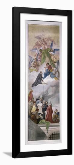 Founding Fathers of Filippini Oratory of Chioggia Presenting Church Project to Count Manin-null-Framed Giclee Print