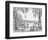 Founding of Australia-null-Framed Giclee Print