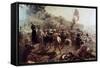 Founding of the Colony of Maryland-Emanuel Gottlieb Leutze-Framed Stretched Canvas