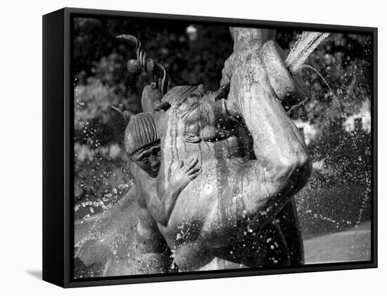 Fountain 5-John Gusky-Framed Stretched Canvas