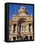 Fountain and Council House, City Centre, Birmingham, England, United Kingdom-David Hughes-Framed Stretched Canvas