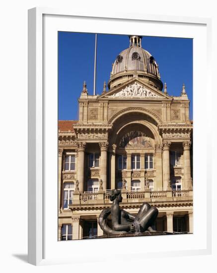 Fountain and Council House, City Centre, Birmingham, England, United Kingdom-David Hughes-Framed Photographic Print