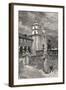 Fountain and Mission, Santa Barbara, California, from 'The Century Illustrated Monthly Magazine',…-Henry Sandham-Framed Giclee Print