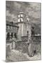 Fountain and Mission, Santa Barbara, California, from 'The Century Illustrated Monthly Magazine',…-Henry Sandham-Mounted Giclee Print