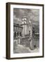 Fountain and Mission, Santa Barbara, California, from 'The Century Illustrated Monthly Magazine',…-Henry Sandham-Framed Giclee Print