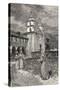 Fountain and Mission, Santa Barbara, California, from 'The Century Illustrated Monthly Magazine',…-Henry Sandham-Stretched Canvas