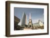 Fountain and Monument, Augustus Plaza, Leipzig, Germany-Dave Bartruff-Framed Photographic Print