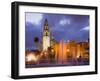 Fountain and Museum of Man in Balboa Park, San Diego, California-null-Framed Photographic Print