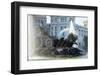 Fountain and Plaza De Cibeles Palace (Palacio De Comunicaciones), Plaza De Cibeles, Madrid-Charles Bowman-Framed Photographic Print