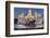 Fountain and Plaza De Cibeles Palace (Palacio De Comunicaciones), Plaza De Cibeles, Madrid-Charles Bowman-Framed Photographic Print