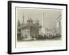 Fountain and Square of St Sophia, Constantinople-William Henry Bartlett-Framed Giclee Print