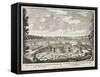 Fountain and Water Jets in a Dutch Formal Garden-Pieter Schenk-Framed Stretched Canvas