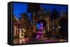 Fountain at a Square, Place Stanislas, Nancy, Meurthe-Et-Moselle, Lorraine, France-null-Framed Stretched Canvas