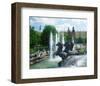 Fountain at Alexander Garden, Moscow, Russia-null-Framed Premium Giclee Print