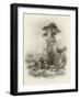 Fountain at Carnelo-William Leighton Leitch-Framed Giclee Print