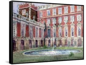 Fountain at Hampton Court Palace-null-Framed Stretched Canvas