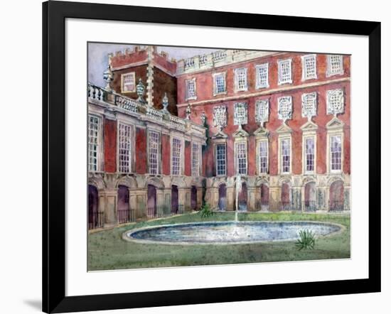 Fountain at Hampton Court Palace-null-Framed Giclee Print