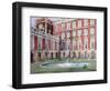 Fountain at Hampton Court Palace-null-Framed Premium Giclee Print