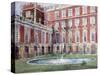 Fountain at Hampton Court Palace-null-Stretched Canvas