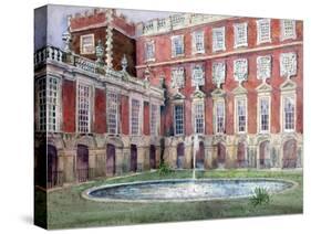 Fountain at Hampton Court Palace-null-Stretched Canvas