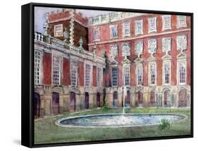 Fountain at Hampton Court Palace-null-Framed Stretched Canvas