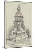 Fountain at Hawarden, to Commemorate the Golden Wedding of Mr and Mrs Gladstone-Frank Watkins-Mounted Giclee Print
