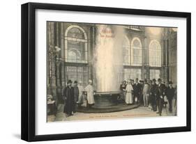 Fountain at Karlsbad, Germany-null-Framed Art Print