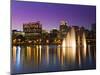 Fountain at Lake Lucerne, Orlando, Florida, United States of America, North America-Richard Cummins-Mounted Photographic Print