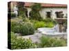 Fountain at Mission San Carlos Borromeo, Carmel-By-The-Sea, Monterey County, California, United Sta-Richard Cummins-Stretched Canvas