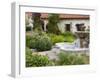 Fountain at Mission San Carlos Borromeo, Carmel-By-The-Sea, Monterey County, California, United Sta-Richard Cummins-Framed Photographic Print