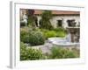 Fountain at Mission San Carlos Borromeo, Carmel-By-The-Sea, Monterey County, California, United Sta-Richard Cummins-Framed Photographic Print