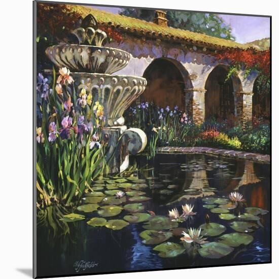 Fountain at San Miguel II-Clif Hadfield-Mounted Art Print