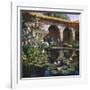 Fountain at San Miguel II-Clif Hadfield-Framed Art Print