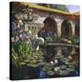 Fountain at San Miguel II-Clif Hadfield-Stretched Canvas