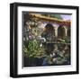 Fountain at San Miguel II-Clif Hadfield-Framed Art Print