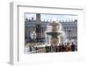 Fountain at St. Peter's Square, Vatican City, UNESCO World Heritage Site, Rome, Lazio, Italy-Nico Tondini-Framed Photographic Print