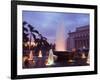 Fountain at Sunset, Rizal Park, Intramuros District, Manila, Philippines, Southeast Asia-Kober Christian-Framed Photographic Print