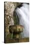 Fountain at the Holy Cave of Covadong, Asturias, Northern Spain-David R. Frazier-Stretched Canvas